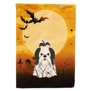 Caroline's Treasures BB4354CHF Shih Tzu Black White Flag, Large