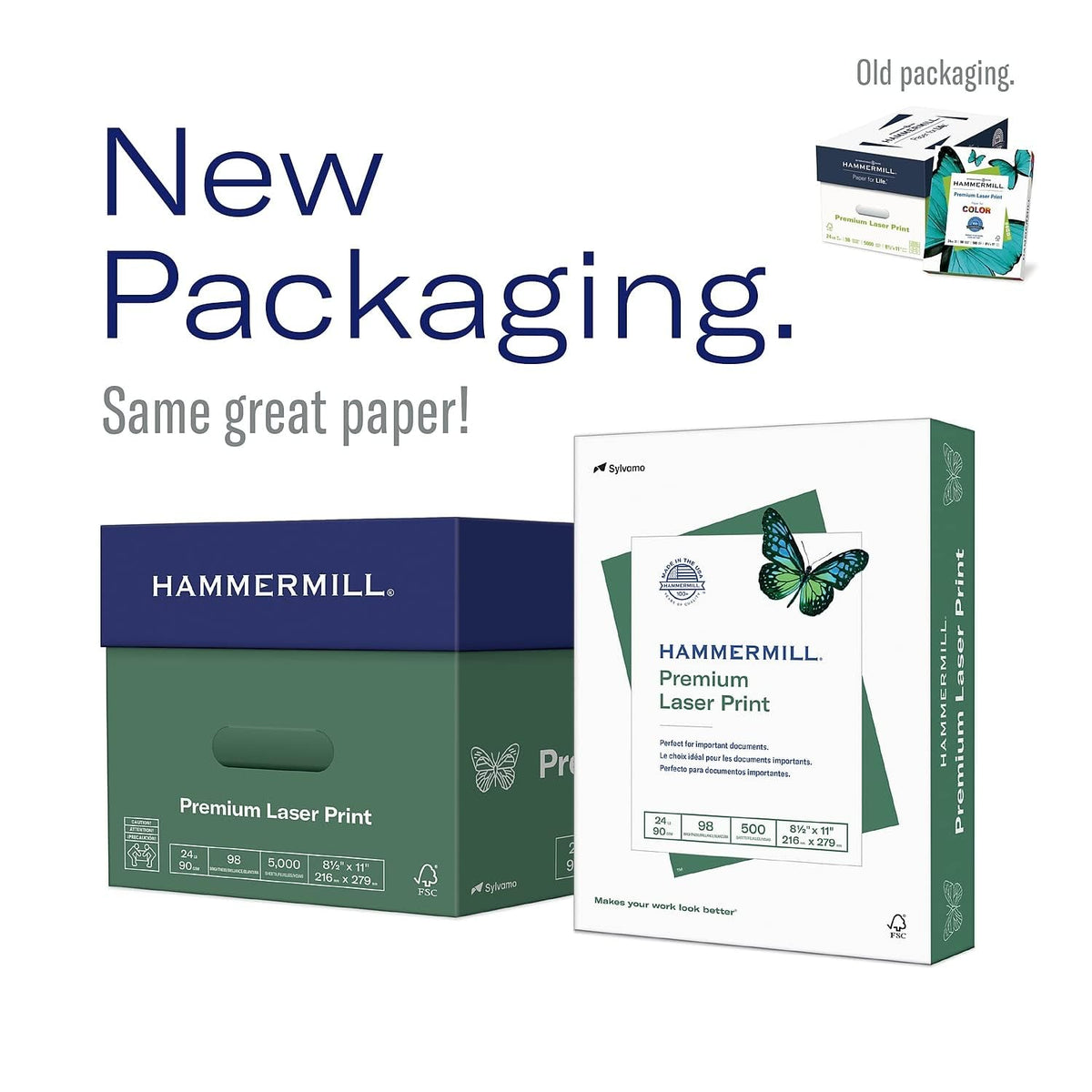 Hammermill Laser Print Copy Paper, Letter, 500 Sheets (104646R)