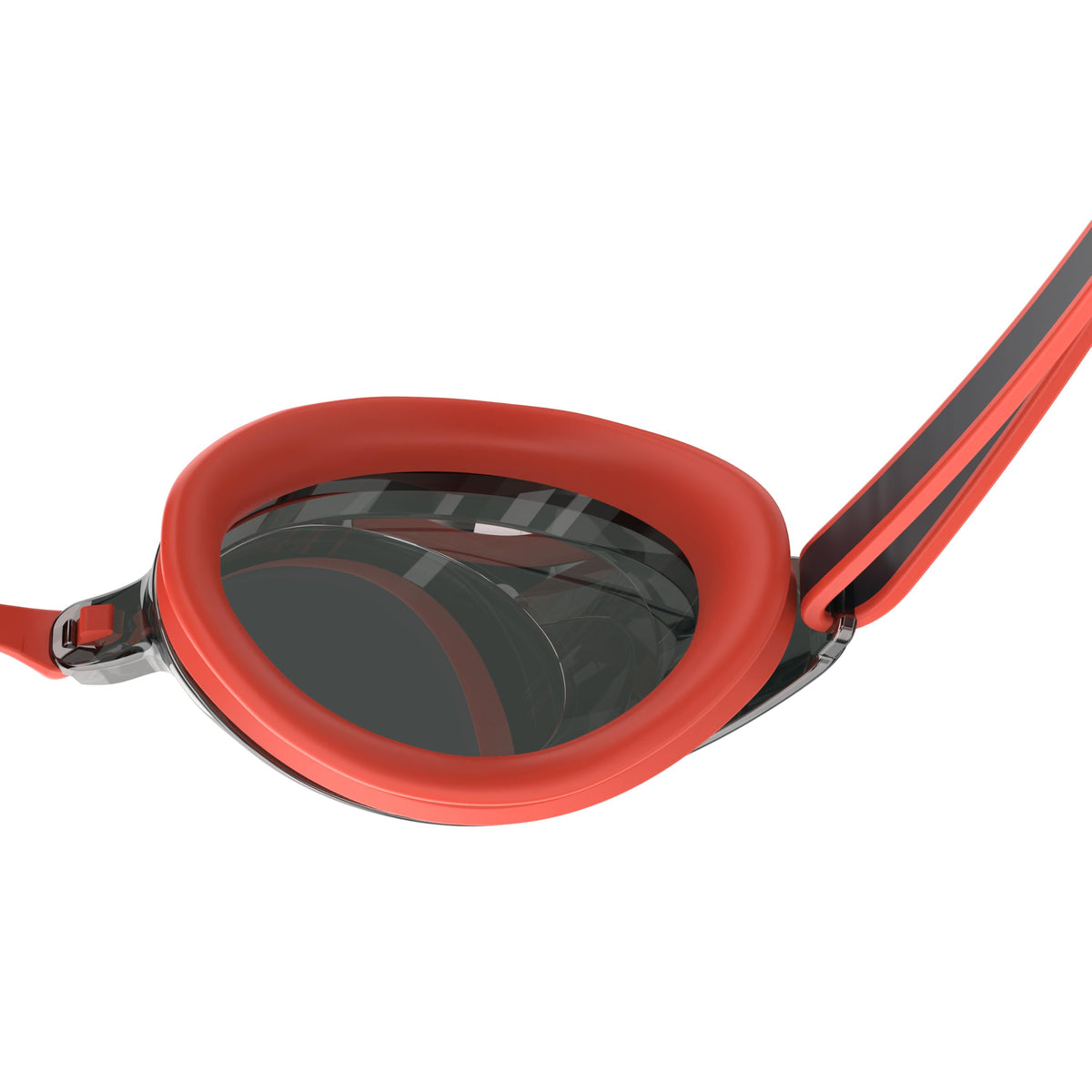 Speedo Adult Mirrored Vanquisher 2.0 Swim Goggles, Red, One Size