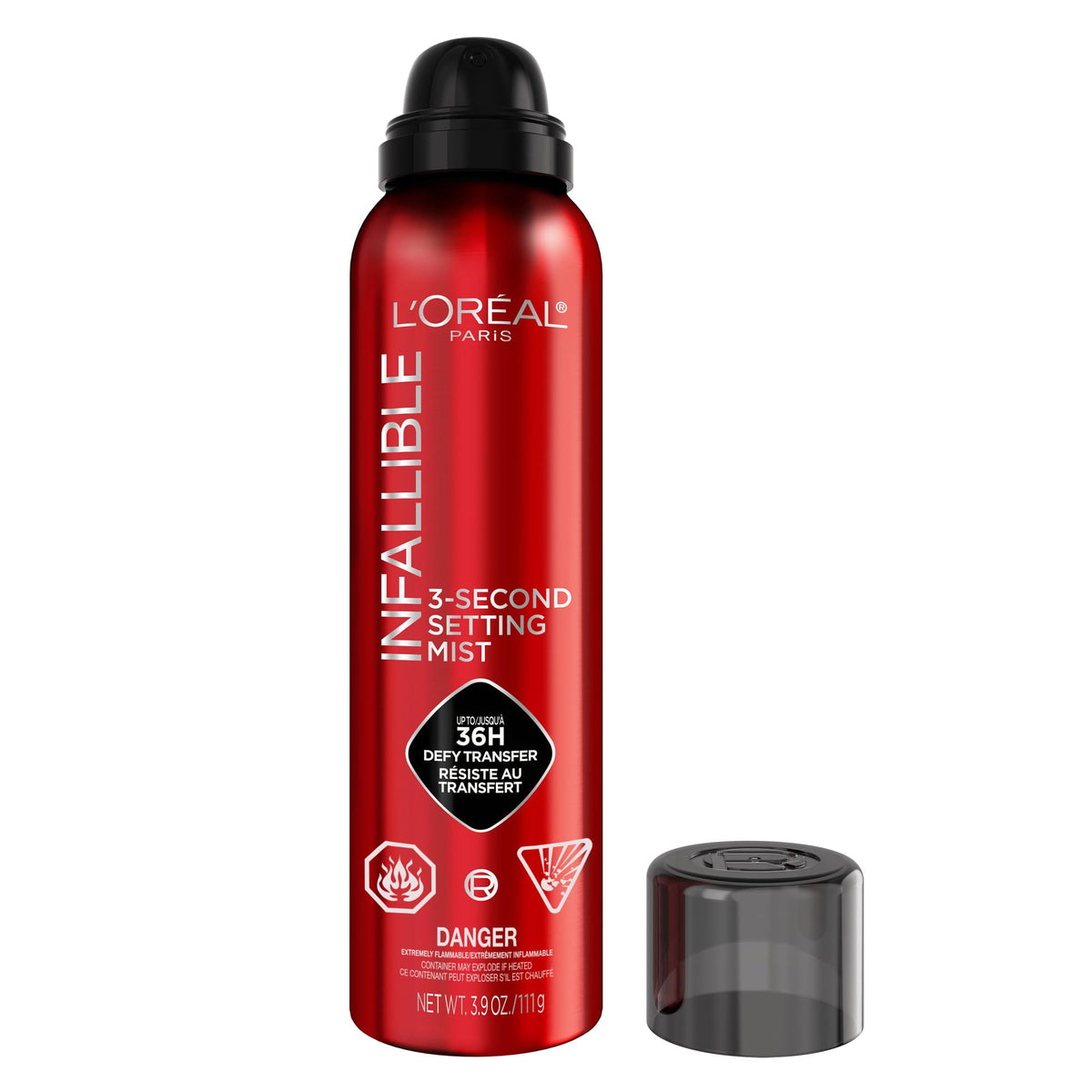 L'Oréal Paris Infallible 3-Second Setting Spray, Jumbo, 150 ml