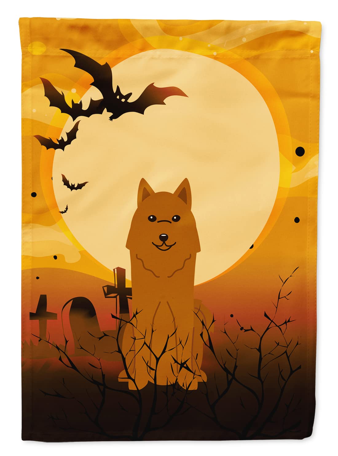 Caroline's Treasures BB4288GF Halloween Karelian Bear Dog Garden Size Flag