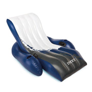 Intex Floating Recliner Inflatable Lounge, 71 x 53 Inch, Blue, 58868EP