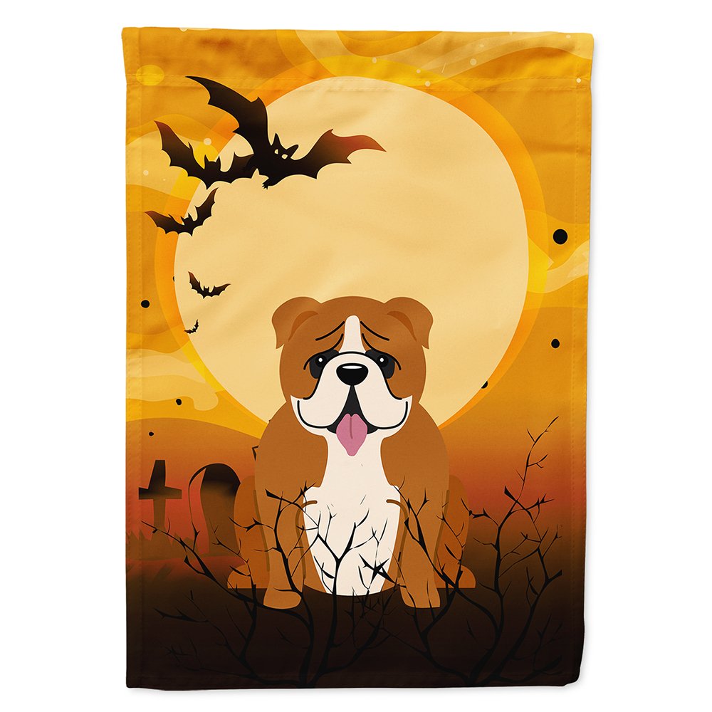 Caroline's Treasures BB4386CHF English Bulldog Red White Flag, Large