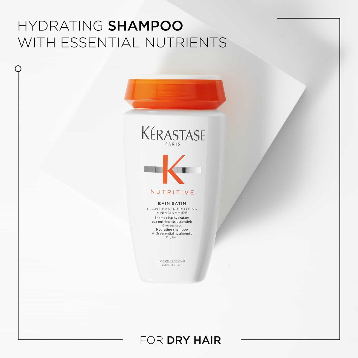 Kérastase Nutritive Bain Satin Hydrating Shampoo for Dry Hair, 250 mL