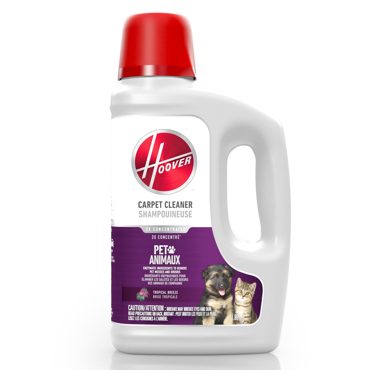 Hoover Pet Carpet Cleaner Solution, Tropical Breeze, 64 oz, AH31925CA