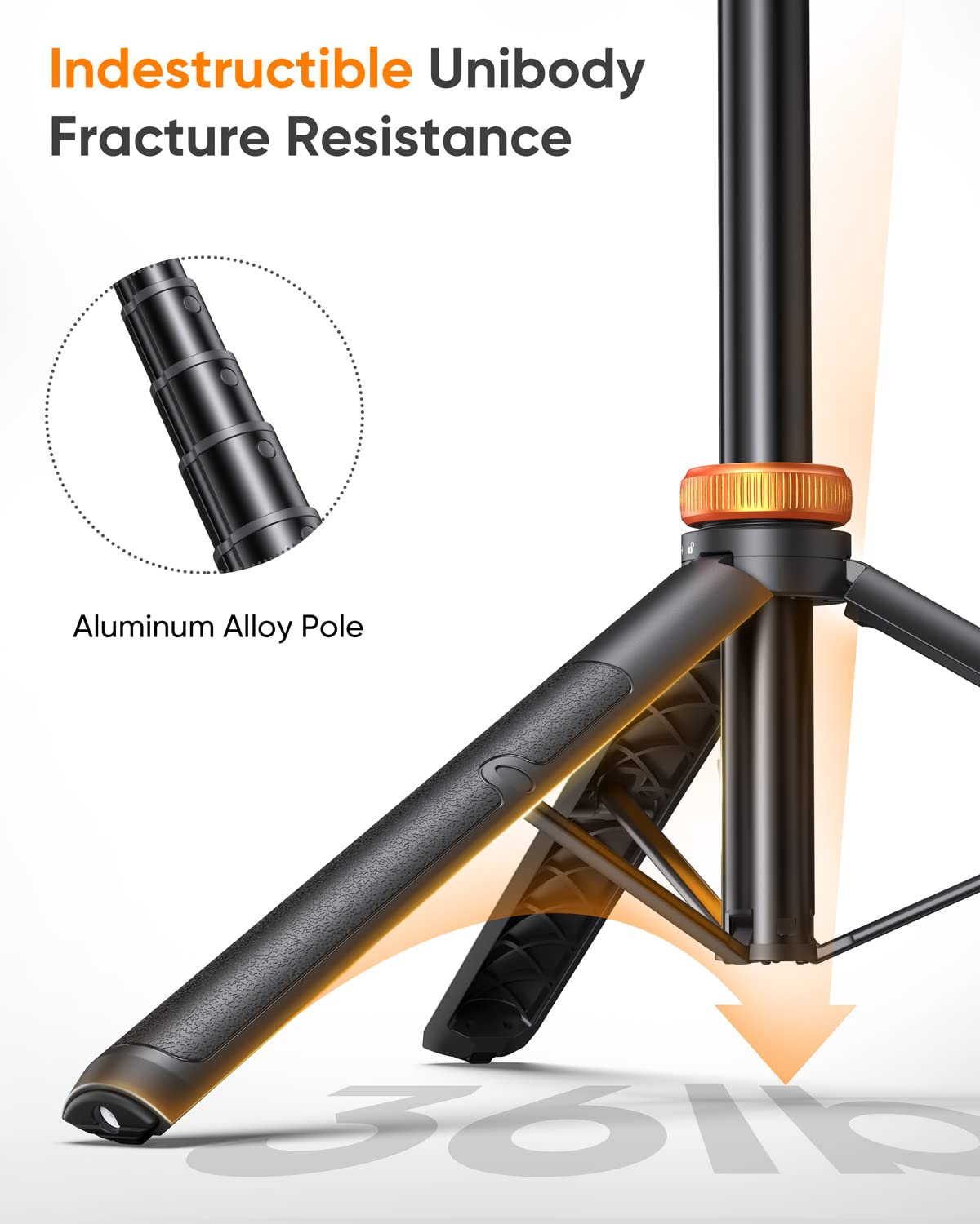 Eucos 62 Inch Phone Tripod with Remote and Selfie Stick