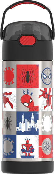 Thermos Funtainer 14 oz Vacuum Insulated Bottle, Spider-Man