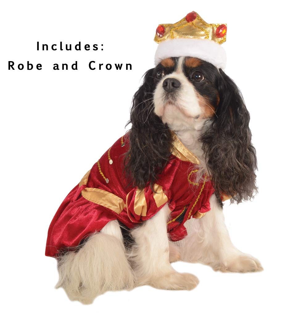 Rubies Halloween Classics Pet Costume, Small, Red King