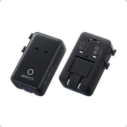 Anker Nano 5-Port Foldable Travel Plug Adapter, Black