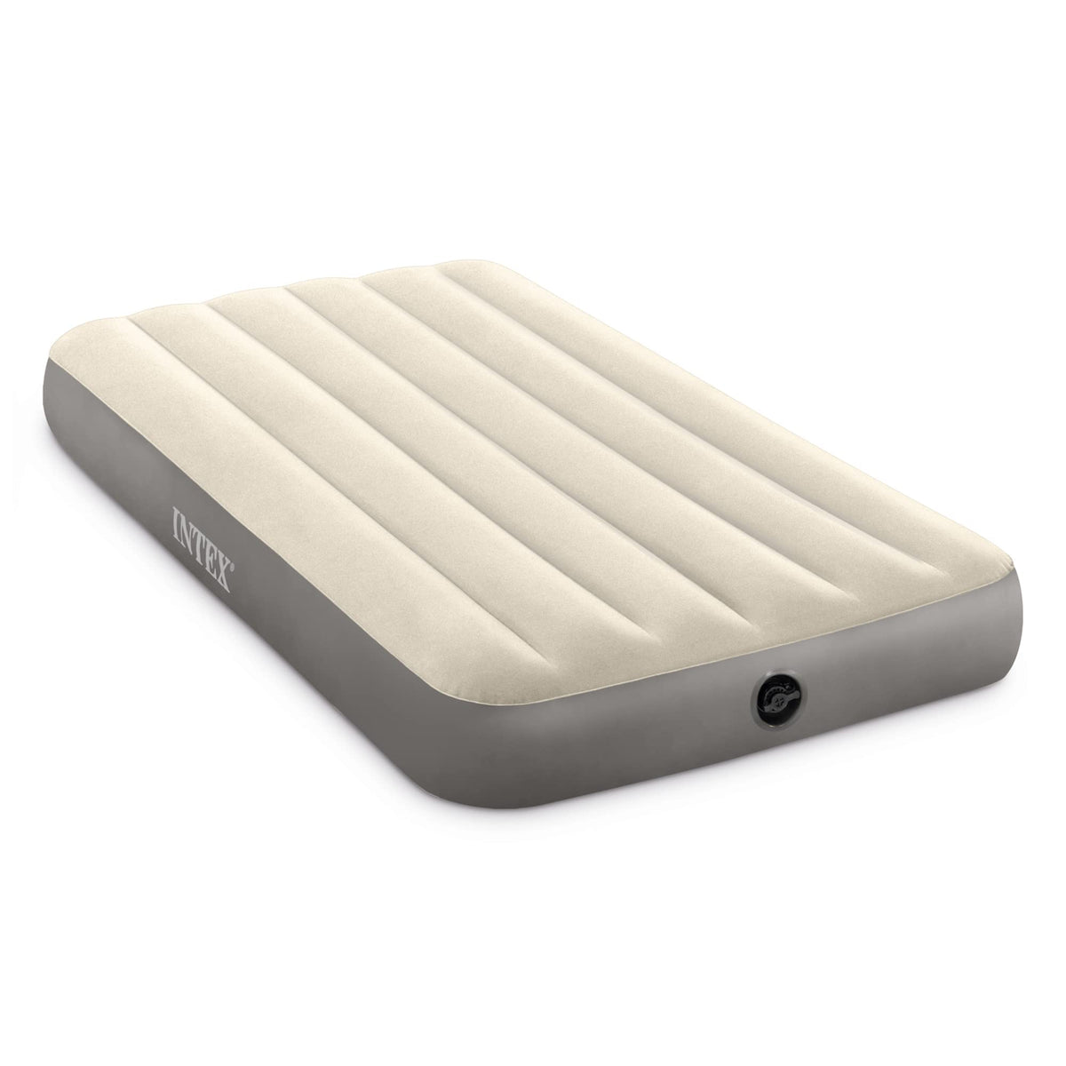 INTEX 64101E Dura-Beam Standard Single-High Air Mattress, Twin