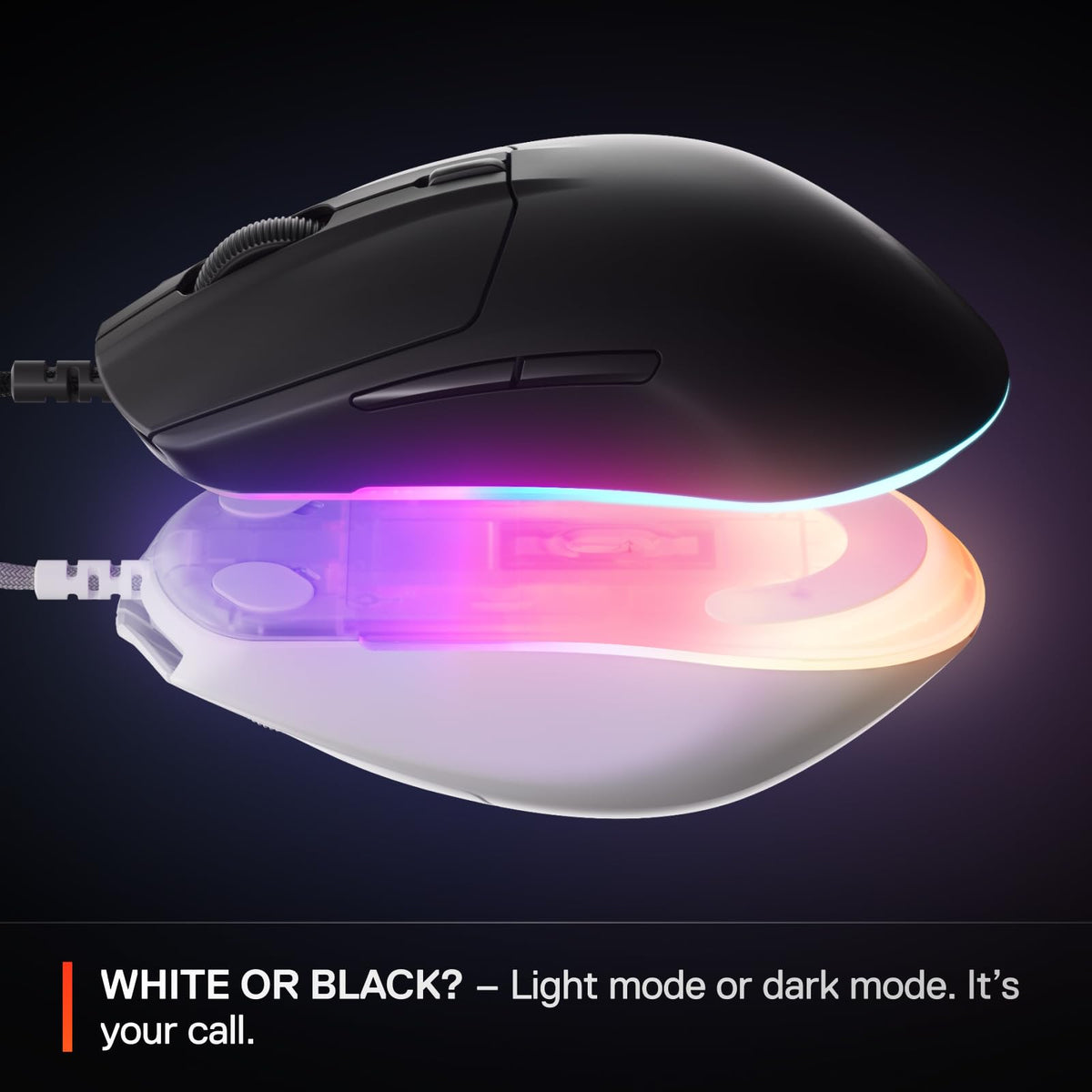 SteelSeries Rival 3 Gen 2 Gaming Mouse, 8500 DPI, Black