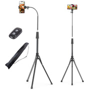 UBeesize 92" Cell Phone Tripod Stand with Gooseneck and Remote