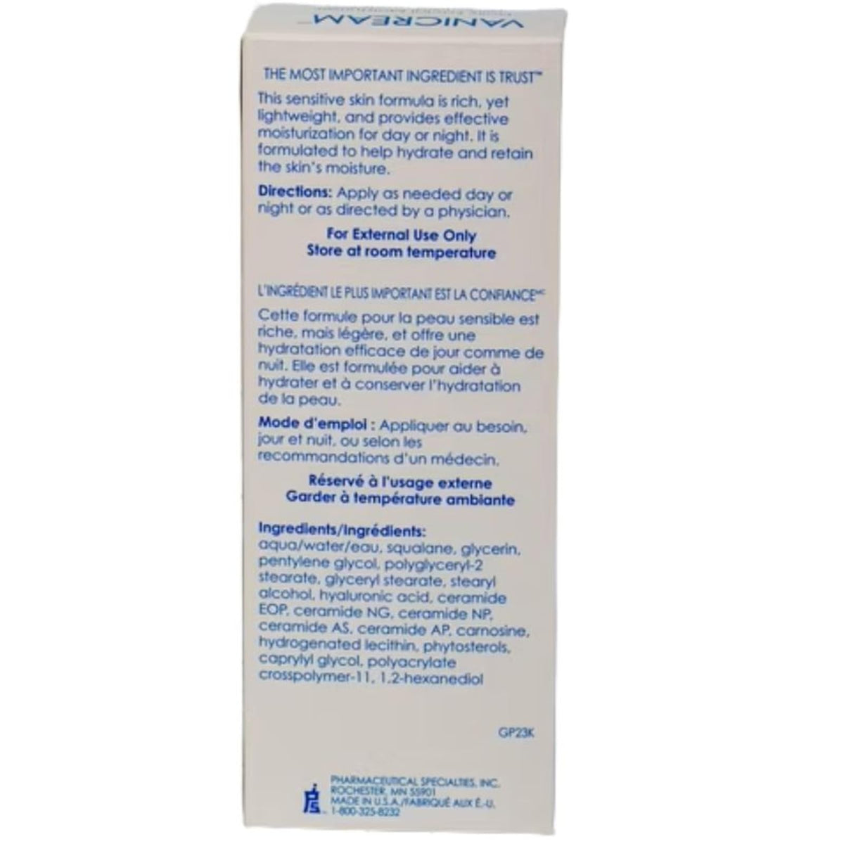 Vanicream Daily Facial Moisturizer for Sensitive Skin, 89 mL