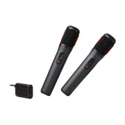 JBL PartyBox Wireless Microphones, 2 Digital Mics, Black