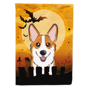 Caroline's Treasures Halloween Red Corgi House Flag, 28 x 40 in