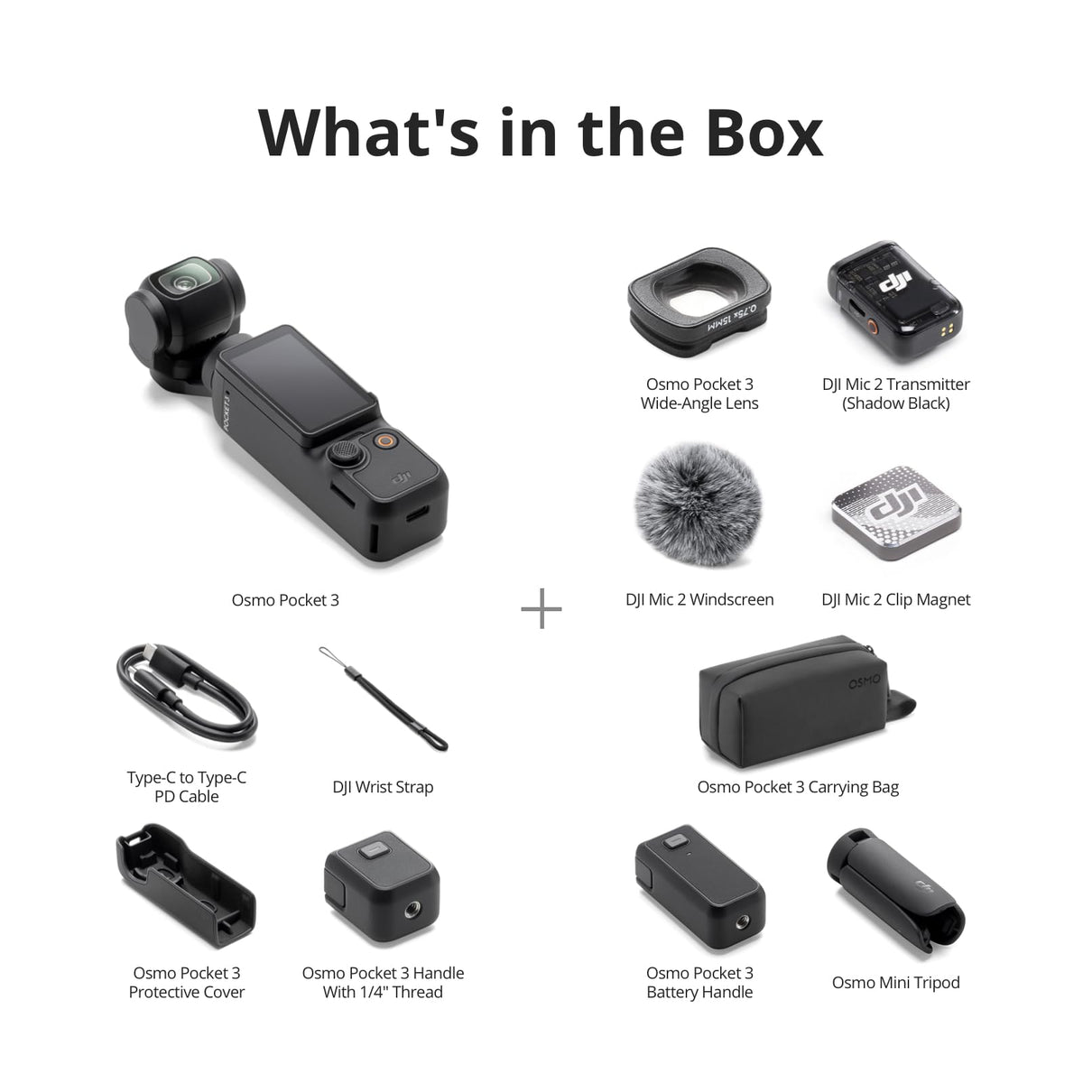 DJI Osmo Pocket 3 Creator Combo, 4K/120fps, 1'' CMOS