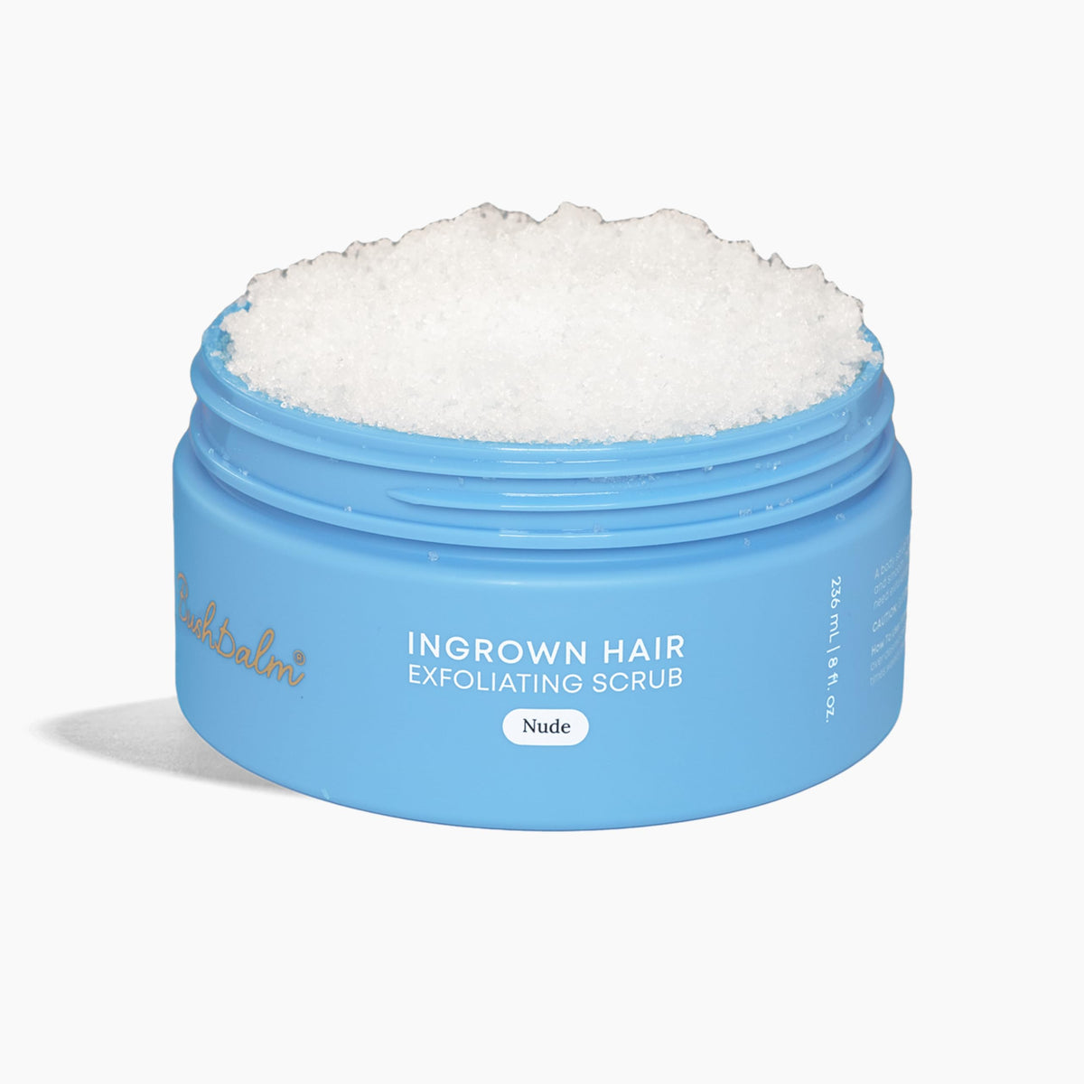 Bushbalm Ingrown Hair Exfoliating Scrub, Nude, 236 ml