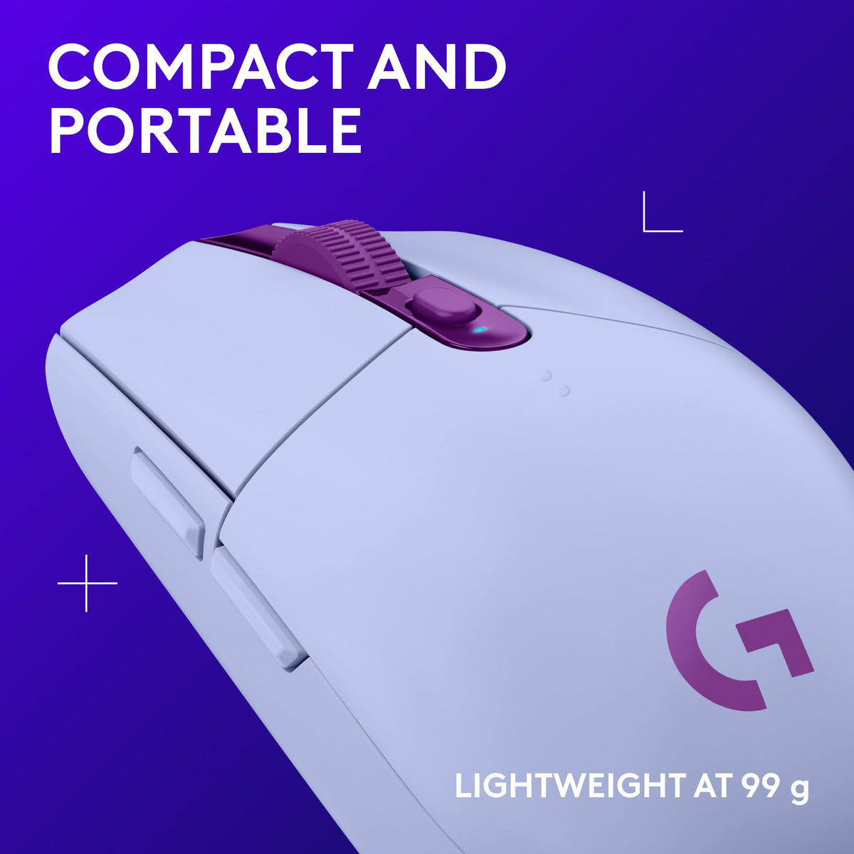 Logitech G305 Lightspeed Wireless Gaming Mouse, Lilac
