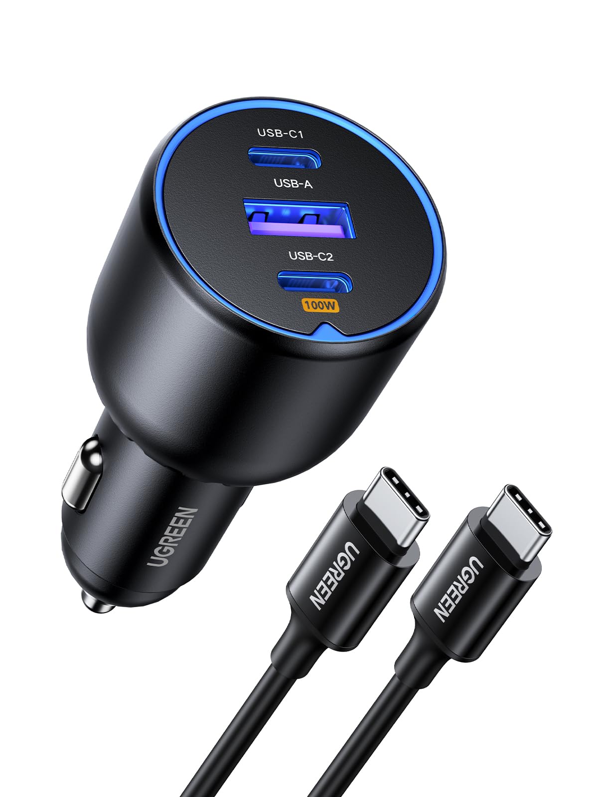 UGREEN 130W USB C Fast Car Charger