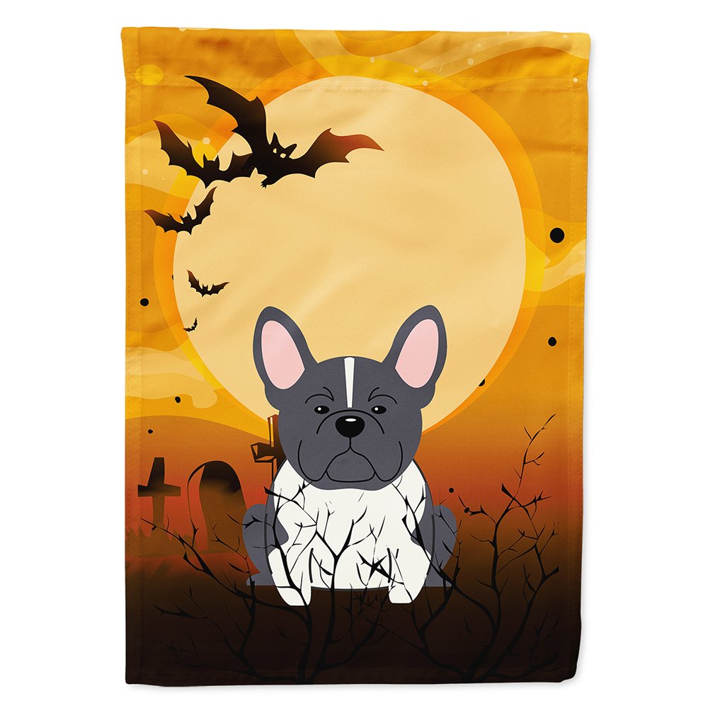 Caroline's Treasures BB4278CHF French Bulldog Black White Flag, Large