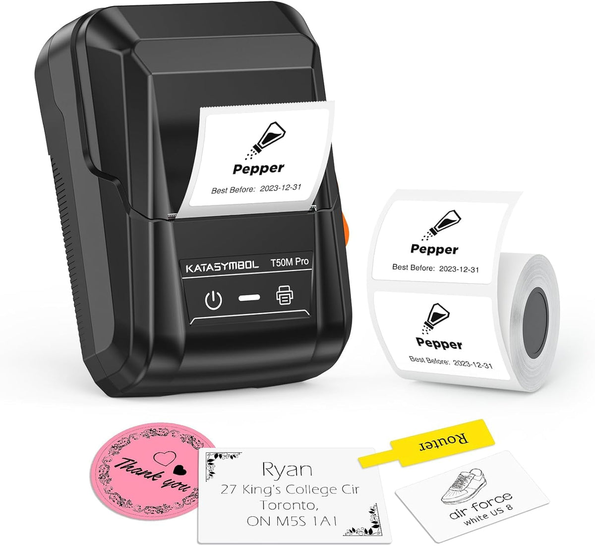 SUPVAN T50M Pro Bluetooth Label Maker with Tape
