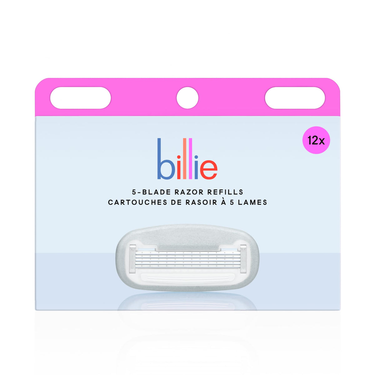 Billie Women's Razor Refill Blades, 5-Blade, 12 Count