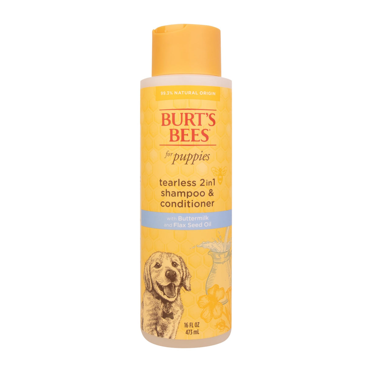 Burt's Bees for Pets Puppy 2-in-1 Shampoo & Conditioner, 16 oz