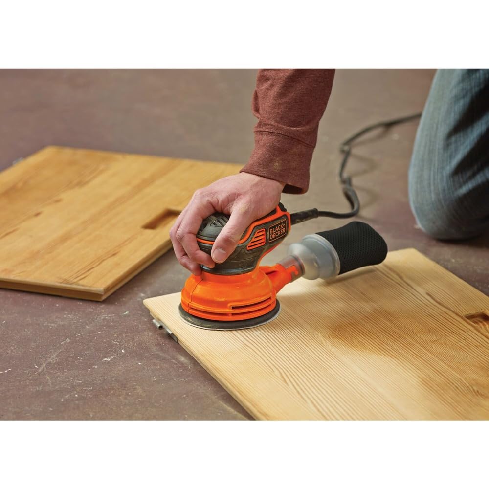 BLACK+DECKER 2.4 Amp 5 in. Random Orbit Sander, BDERO600