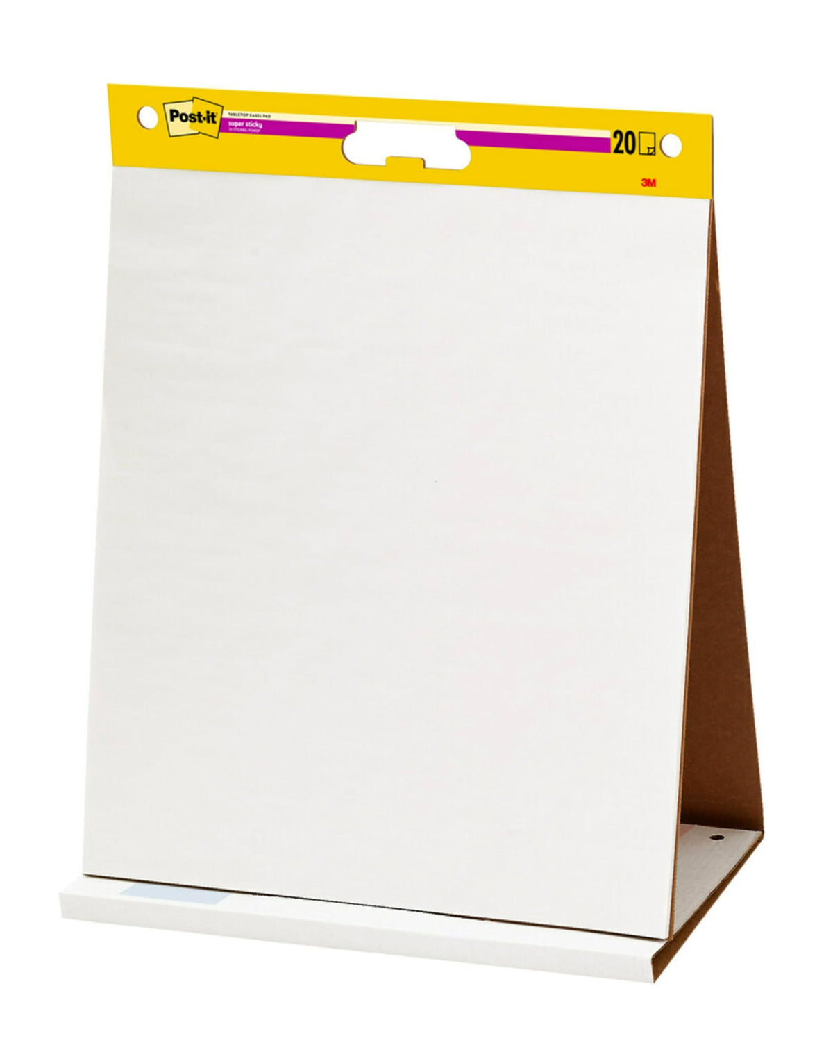 Post-it Super Sticky Tabletop Easel Pad, 20 x 23 in, 20 Sheets (563R)