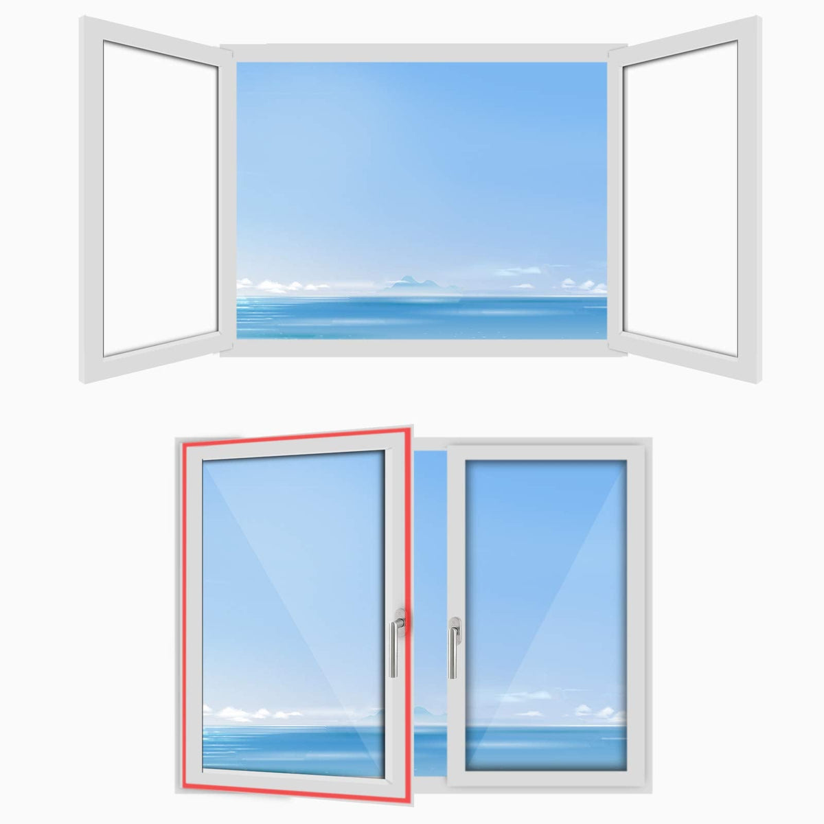 HOOMEE Universal Window Seal for Portable Air Conditioners, 500 cm