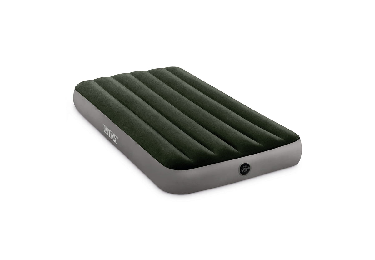 Intex 64107E Dura-Beam Standard Prestige Air Mattress, Twin, No Pump