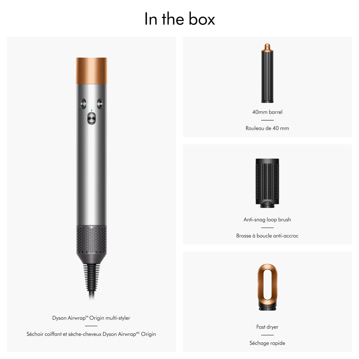 Dyson Airwrap Origin Multi-Styler, Nickel and Copper