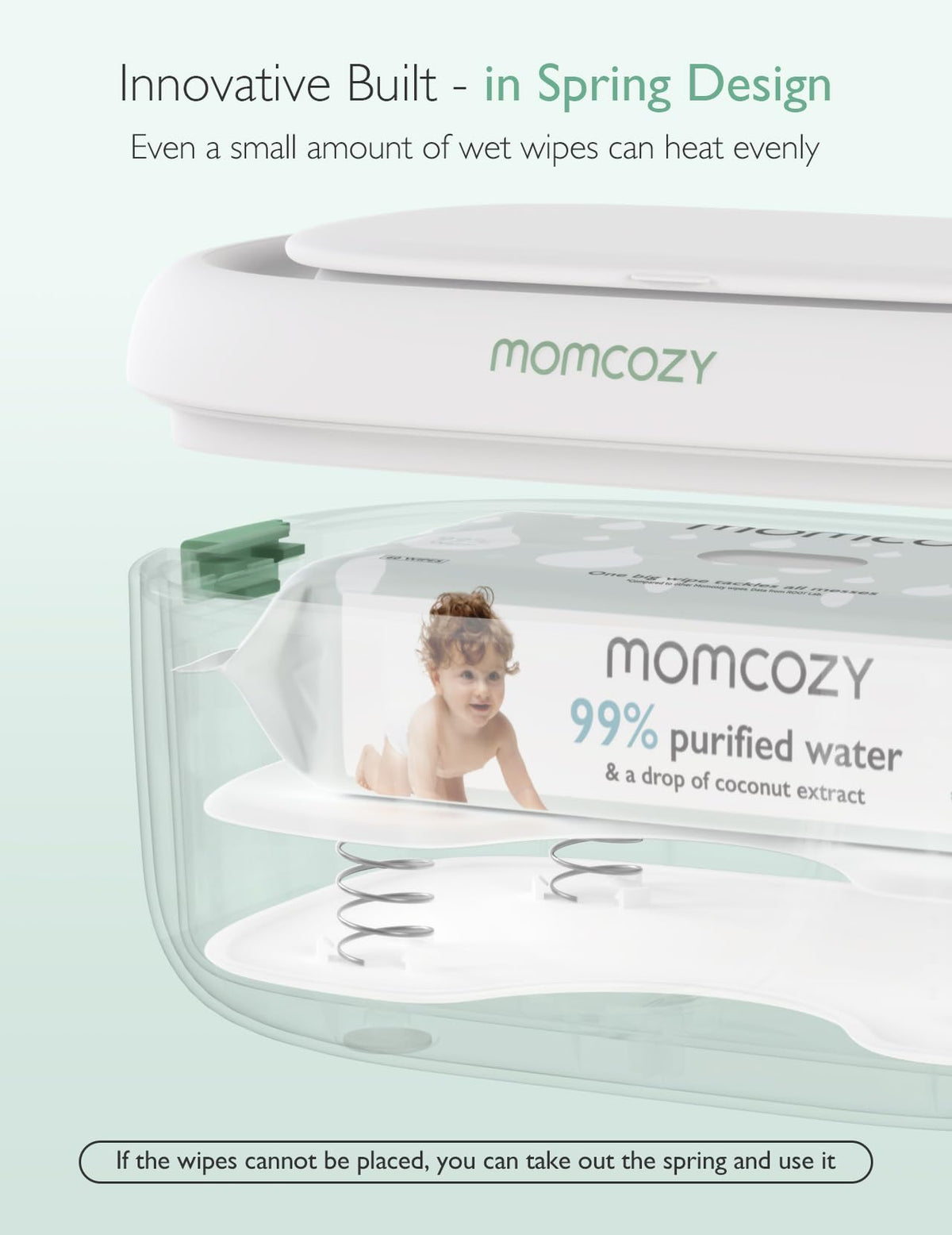 Momcozy Baby Wipe Warmer with Night Light