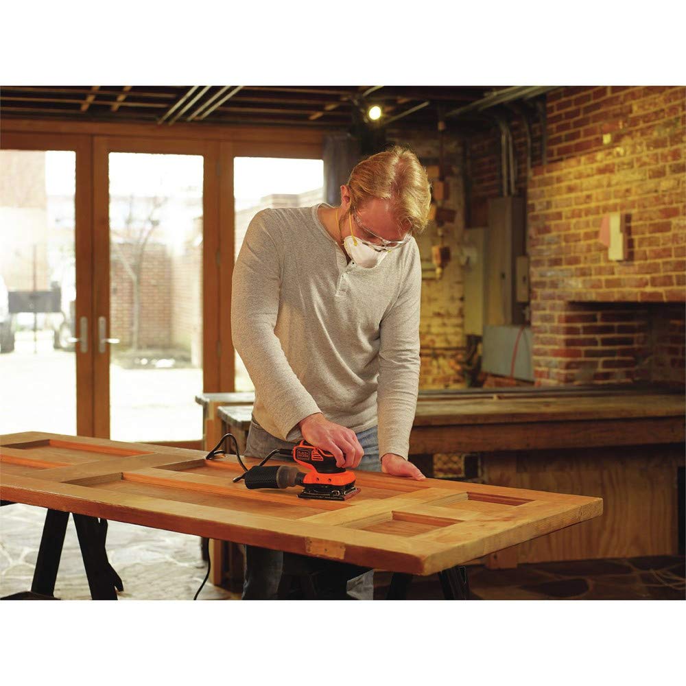 Black+Decker 2.0 Amp 1/4 Sheet Orbital Sander (BDEQS300)