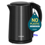 Cosori Stainless Steel Electric Kettle, 1.5L, Black
