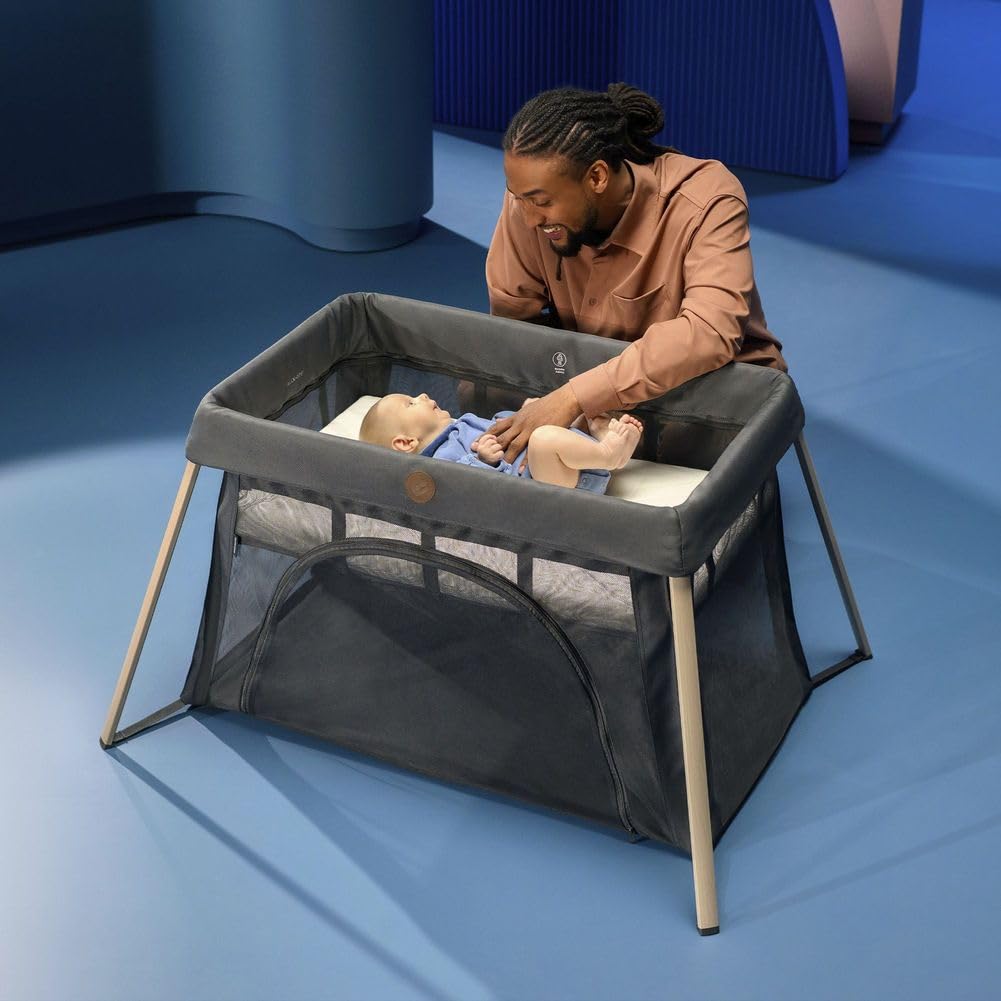 Maxi-Cosi Calao Light 3-in-1 Travel Crib, Classic Oat