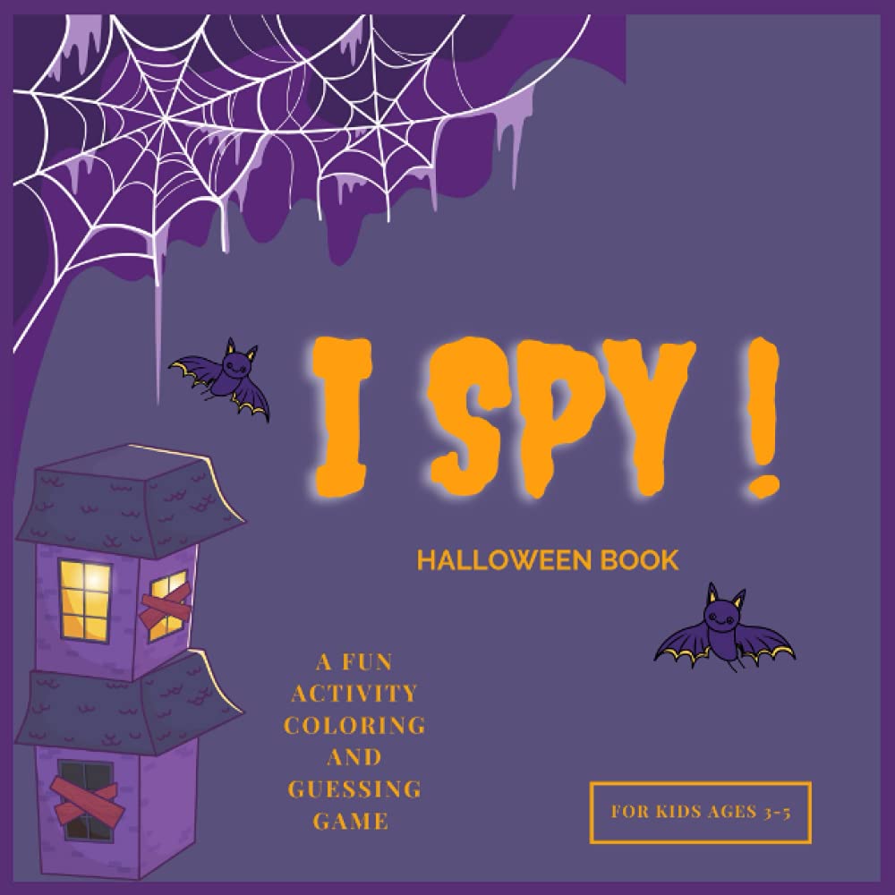 I Spy Halloween Book for Kids: A Fun