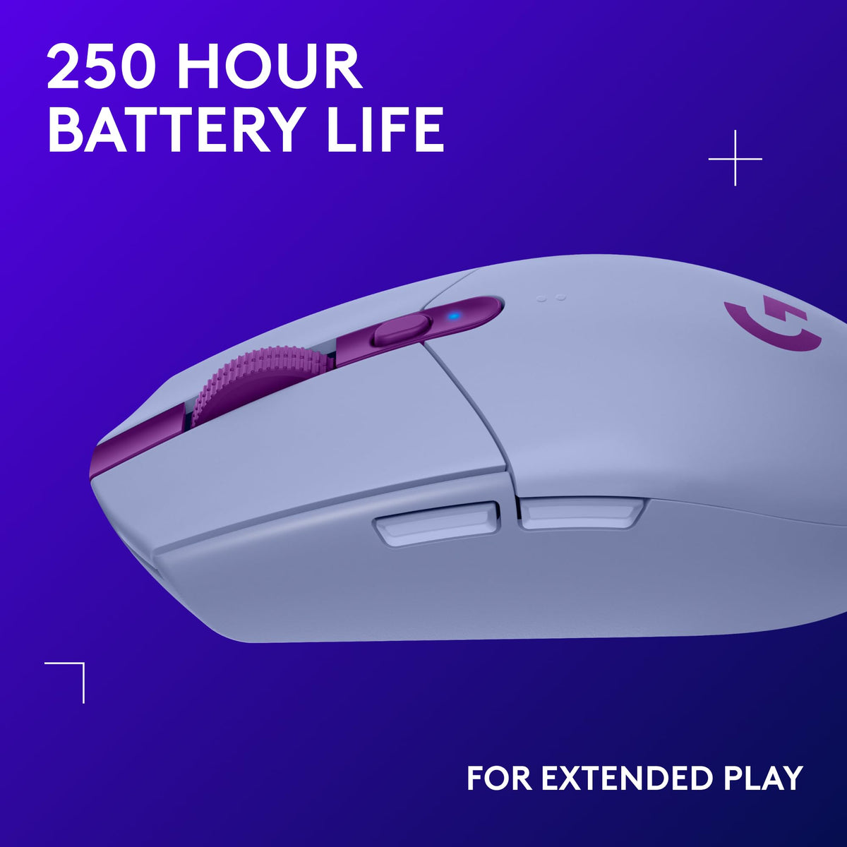Logitech G305 Lightspeed Wireless Gaming Mouse, Lilac