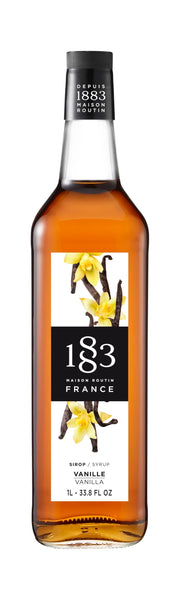 Maison Routin 1883 Vanilla Syrup, 1L Glass Bottle