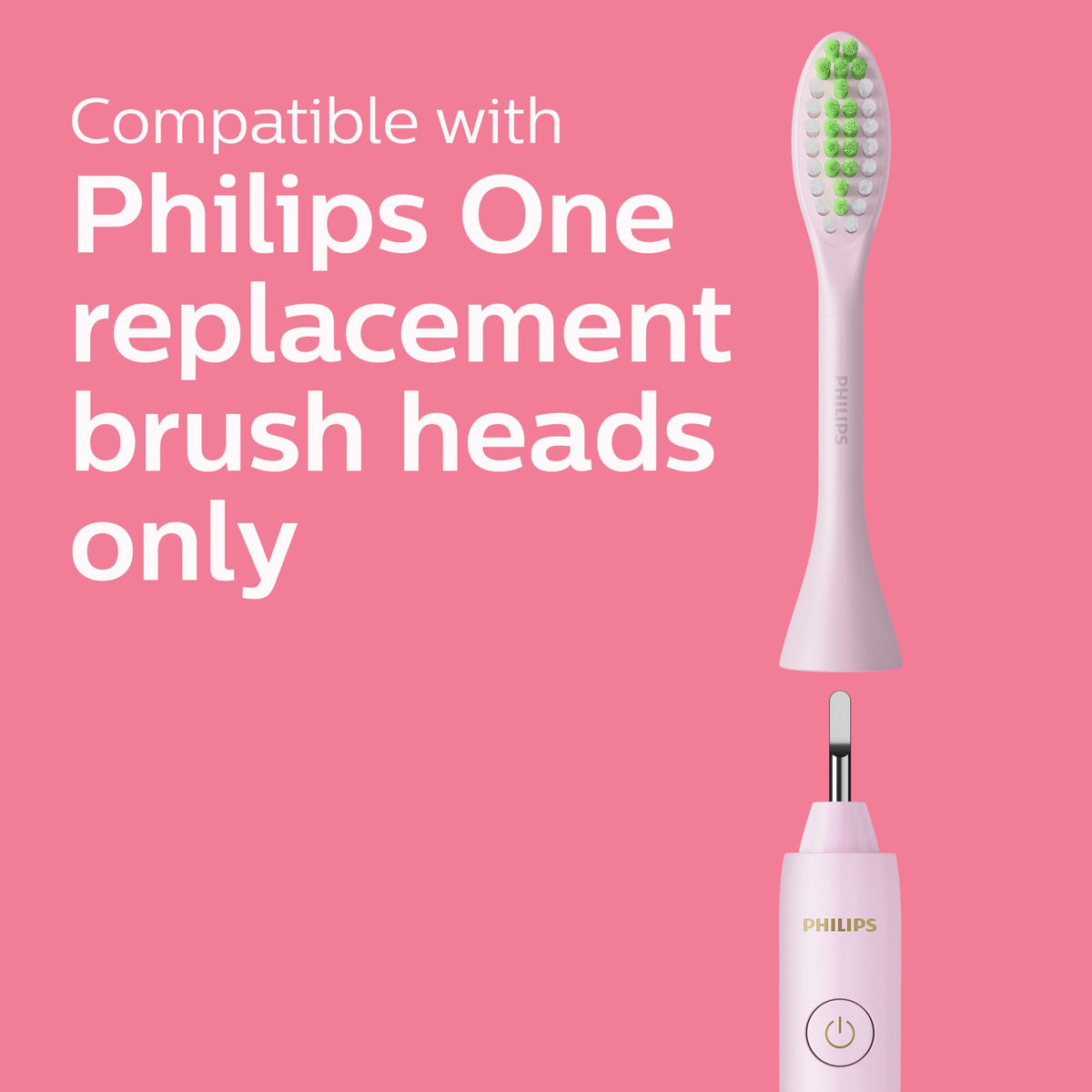 Philips One by Sonicare Battery Toothbrush, Pink, HY1100/06