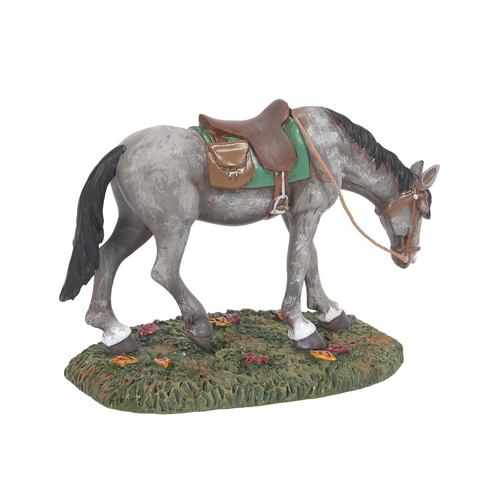 Department 56 Snow Village Halloween Accessories Gunpowder the Horse Figurine