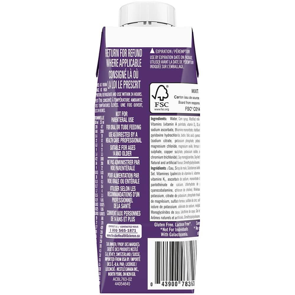 Resource 2.0 Complete Nutrition Drink, Vanilla, 24 x 237 mL