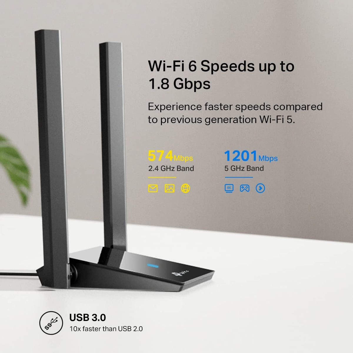 TP-Link Archer TX20U Plus AX1800 WiFi 6 USB Adapter