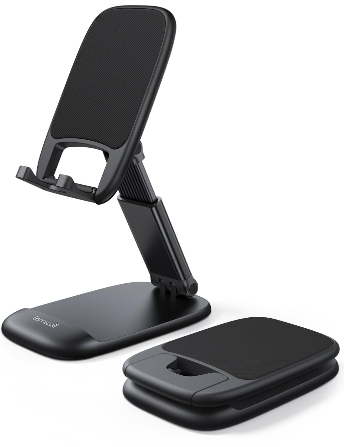Lamicall Foldable Adjustable Phone Stand for Desk, 4-8 inch