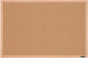 Quartet Natural Cork Bulletin Board, 35" x 23"