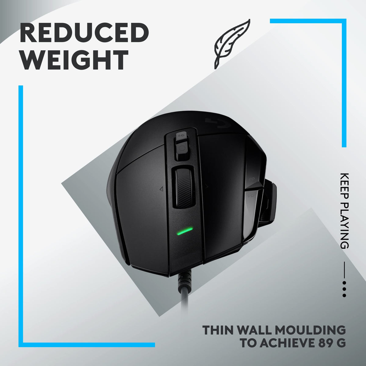 Logitech G502 X Wired Gaming Mouse, Black