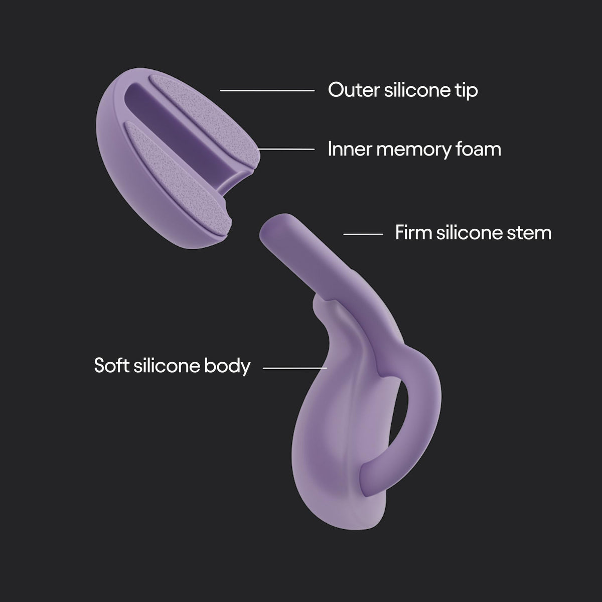 Loop Dream Silicone & Memory Foam Sleep Earplugs