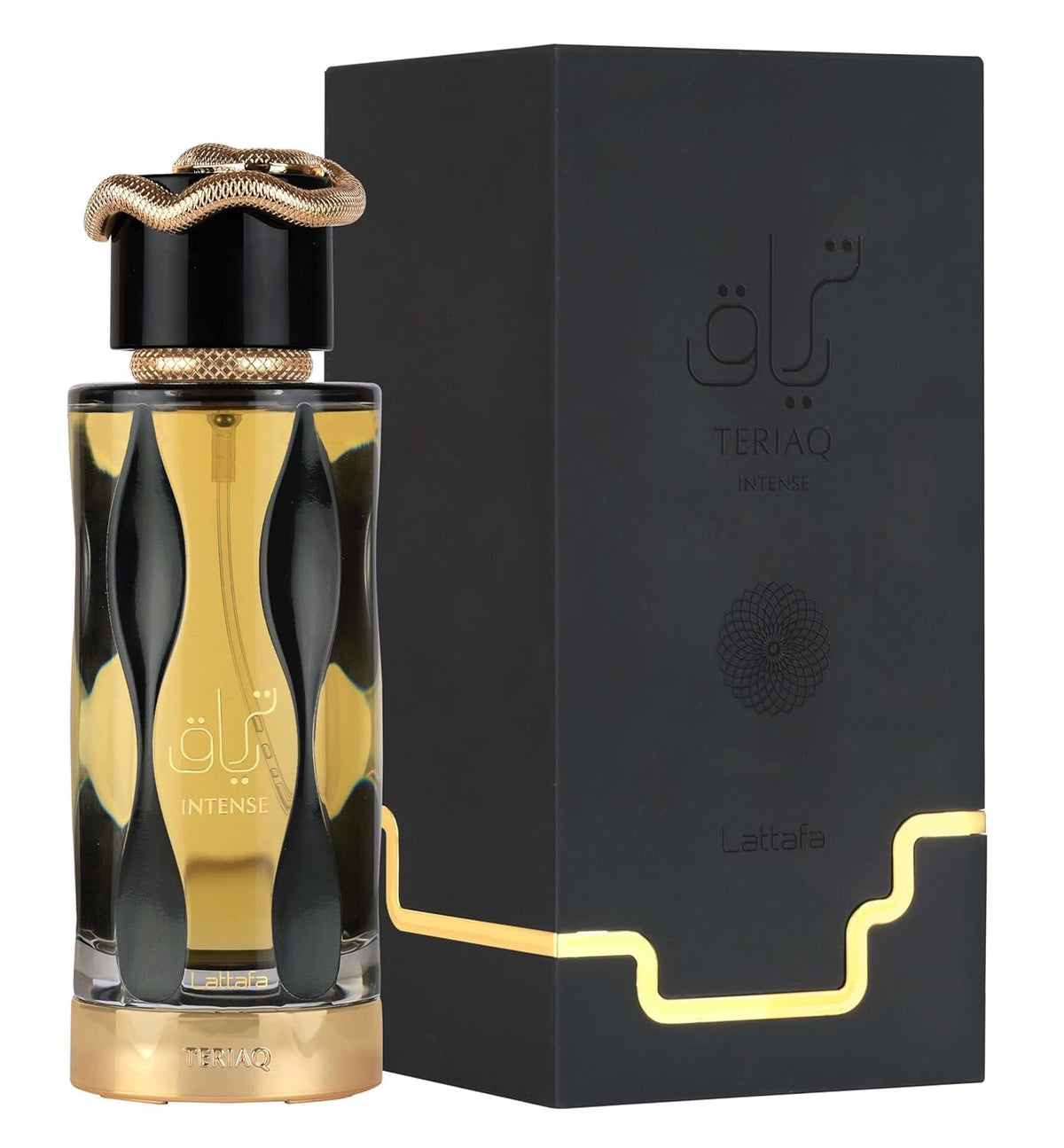 Lattafa Teriaq Intense Eau de Parfum Spray for Unisex, 3.4 Ounce