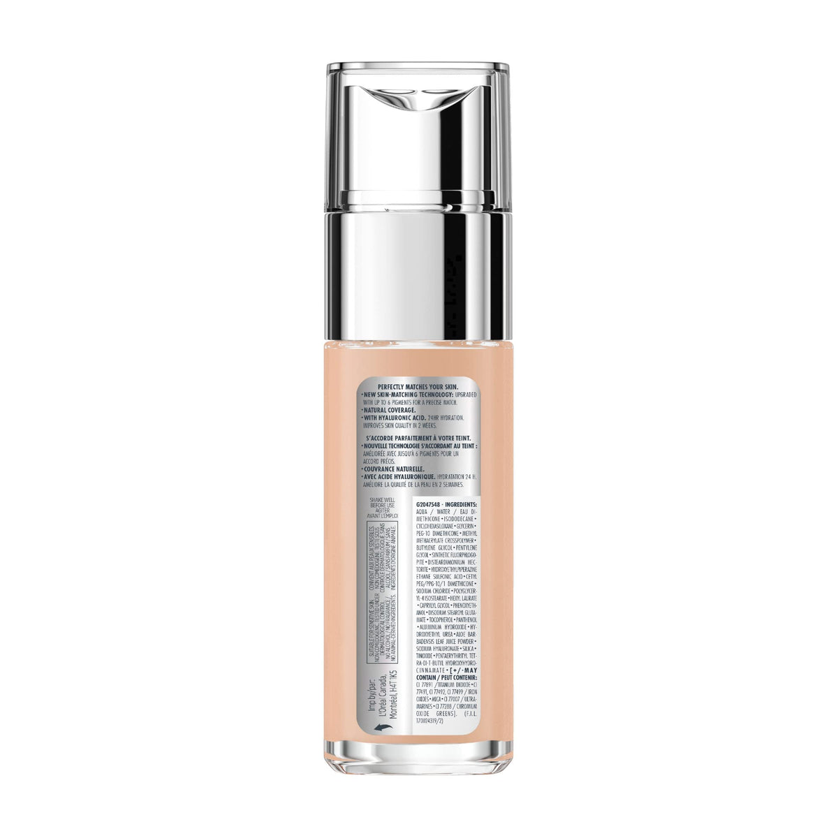 L'Oreal Paris True Match Super-Blendable Foundation, 2N Vanilla, 30 ml