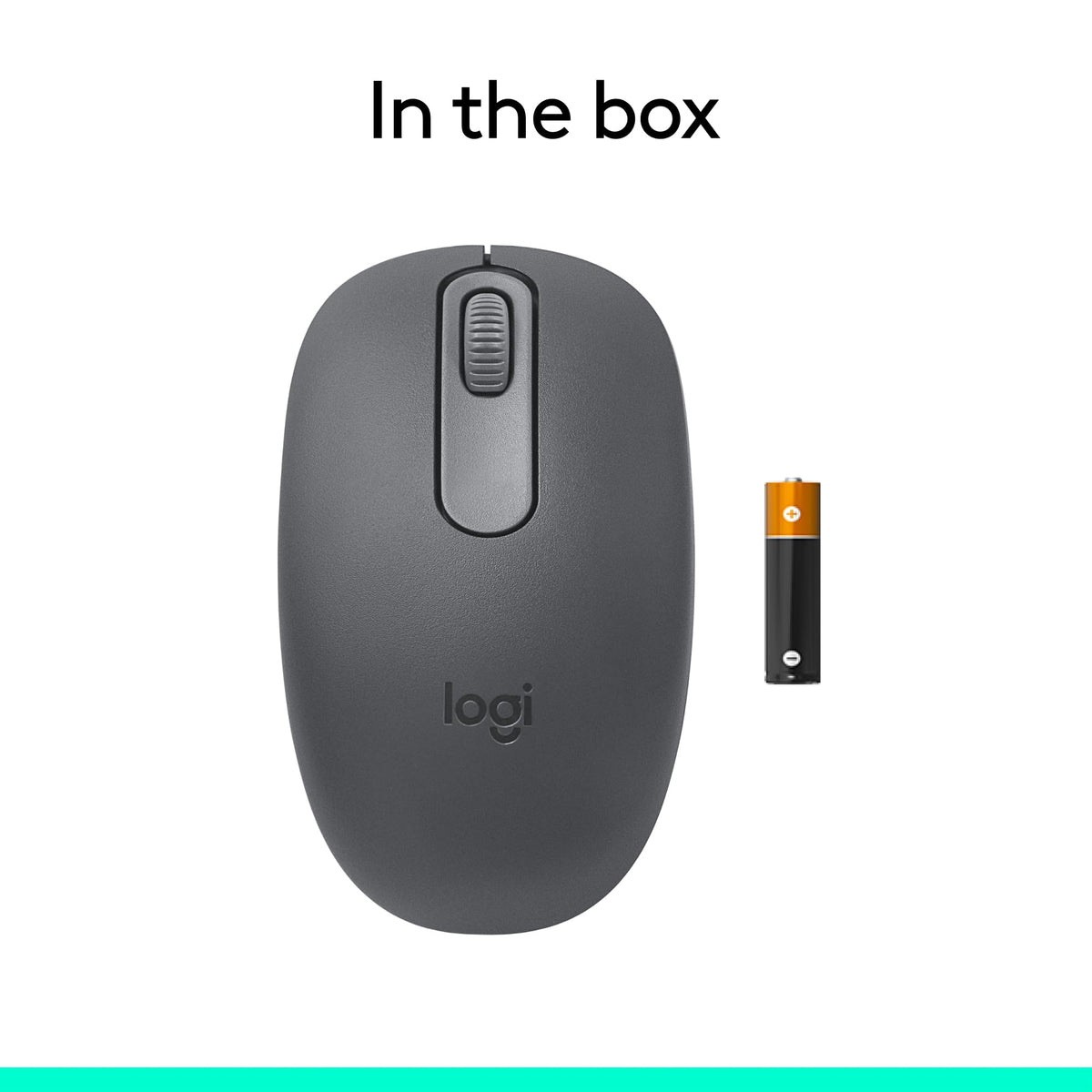 Logitech M196 Bluetooth Wireless Mouse, Graphite